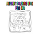 Alphabet Coloring Book For Kid: alphabet, abc, With learning to write the alphabet, book for children pre school and home school ages 2-4-5.