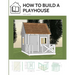How to build a playhouse: Wooden outdoor playhouse for kids in metric system