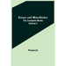 Essays and Miscellanies; The Complete Works Volume 3