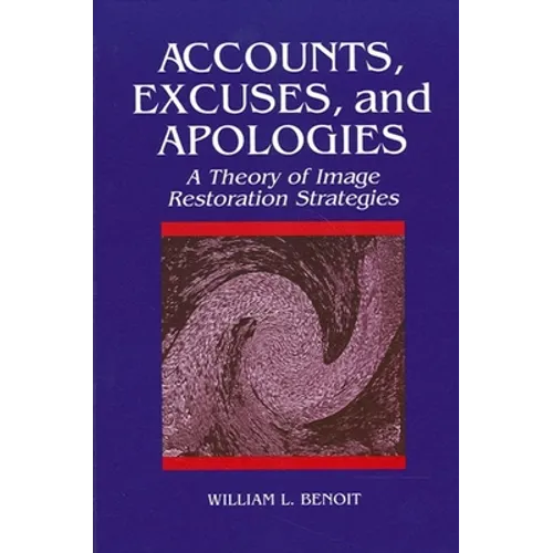 Accounts, Excuses, and Apologies: A Theory of Image Restoration Strategies