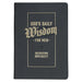 God's Daily Wisdom for Men 365 Devotions Faux Leather
