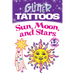 Glitter Tattoos Sun, Moon, Stars
