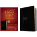 Biblia de Estudio del Diario Vivir Rvr60, Letra Grande (Letra Roja, Sentipiel, Negro/Ónice, Índice)