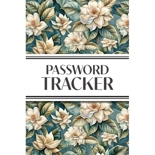 Password Tracker (Gardenias): 6"x9" Alphabetical Password Logbook for Easy Organization