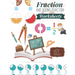 Fraction and Adding Fraction Worksheets: Elementary fraction worksheets for 1st Grade, Fun and Easy Fractions and Adding fractions for Grade 1 ( Ages