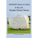 Sanskrit Roots to Verbs V Lrit Simple Future Tense