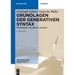 Grundlagen der generativen Syntax