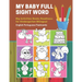 My Baby Full Sight Word Big Activities Books Readiness for Kindergarten Bilingual English Portuguese Flashcards: Learn reading tracing workbook and fu