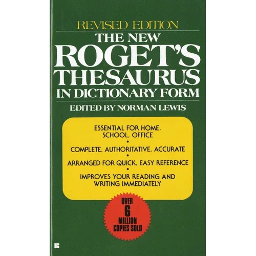 The New Roget's Thesaurus in Dictionary Form