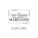 First Parishes of the Province of Maryland