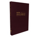 Niv, New Testament with Psalms and Proverbs, Pocket-Sized, Paperback, Burgundy, Comfort Print
