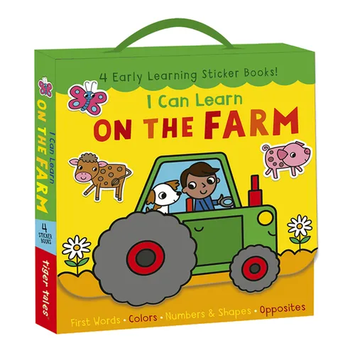 I Can Learn on the Farm Boxed Set: First Words, Colors, Numbers and Shapes, Opposites