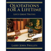 Quotations For a Lifetime: Life's Great Truths