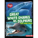 Great White Sharks vs. Dolphins: Food Chain Fights