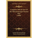Complete Official Text Of The Oberammergau Passion Play (1900)