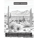 Desert Scenes: A Grayscale Coloring Book of Beautiful Desert Scenes