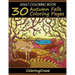 Adult Coloring Book: 30 Autumn Falls Coloring Pages
