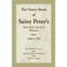 The Vestry Book of Saint Peter's, New Kent County, Virginia, from 1682-1758