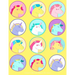 Unicorn Sticker Album For Girls: 100 Plus Pages For PERMANENT Sticker Collection, Activity Book For Girls, Yellow - 8.5 by 11