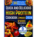 Quick and Delicious High Protein Recipes Cookbook with Images: 2100 Days of Nutritious Meals with Stunning Photos Easy-to-Make in Less Than 30 Minutes