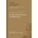 Iamblichus: On the General Science of Mathematics