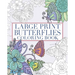 Large Print Butterflies Coloring Book