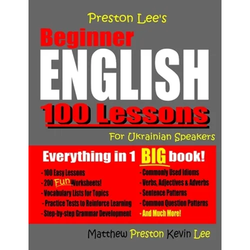 Preston Lee's Beginner English 100 Lessons For Ukrainian Speakers