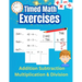 Timed math exercises Addition Subtraction Multiplication and Division: Reinforce Mental Arithmetic Skills and Solve Vertical Arithmetic Problems