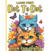 Large Print Dot To Dot Book For Senior: 50 Large Print Easy Dot To Dot Nature Scenes, Flowers, Butterflies &, Animals, dinosaur, .. & Birds And More (