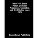 New York State Penal, Criminal Procedure, Cannabis, and Civil Rights Laws 2025