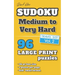 David Karn Sudoku - Medium to Very Hard Vol 2: 96 Puzzles, Travel Size, Large Print, 36 pt font size, 1 puzzle per page