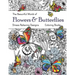 The Beautiful World of Flowers and Butterflies Coloring Book: Adult Coloring Book Wonderful Butterflies and Flowers: Relaxing, Stress Relieving Design