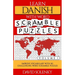 Learn Danish with Word Scramble Puzzles Volume 1: Learn Danish Language Vocabulary with 110 Challenging Bilingual Word Scramble Puzzles
