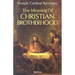 The Meaning of Christian Brotherhood
