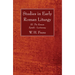 Studies in Early Roman Liturgy