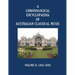 A Chronological Encyclopaedia of Australian Classical Music: Volume II (1921-1939)