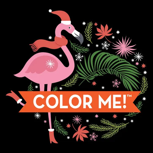 Color Me! Christmas (Flamingo Cover - Coloring Book with Quotes!)