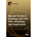 Recent Trends in Coatings and Thin Film-Modeling and Application