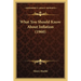 What You Should Know About Inflation (1960)