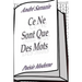 Ce ne sont que des mots