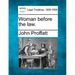 Woman Before the Law.