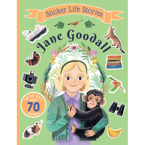 Sticker Life Stories Jane Goodall