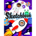 Sketchbook: A Drawing Notebook with Astronauts, Rockets, and Cute Aliens, Sketch Pad (8.5x11)