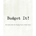 Budget It! The Little Book For Keeping Track of Book Costs
