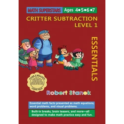 Math Superstars Subtraction Level 1: Essential Math Facts for Ages 4 - 7