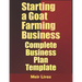 Starting a Goat Farming Business: Complete Business Plan Template