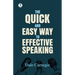 The Quick and Easy Way to Effective Speaking