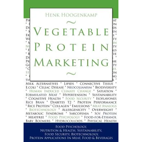 Vegetable Protein Marketing: Food Psychology, Nutrition & Health, Sustainability, Food Security, Biotechnology, Protein Applications in Meat, Food