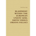 Blasphemy Within the European Union? Adel Smith Versus Oriana Fallaci