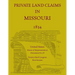Private Land Claims in Missouri 1834